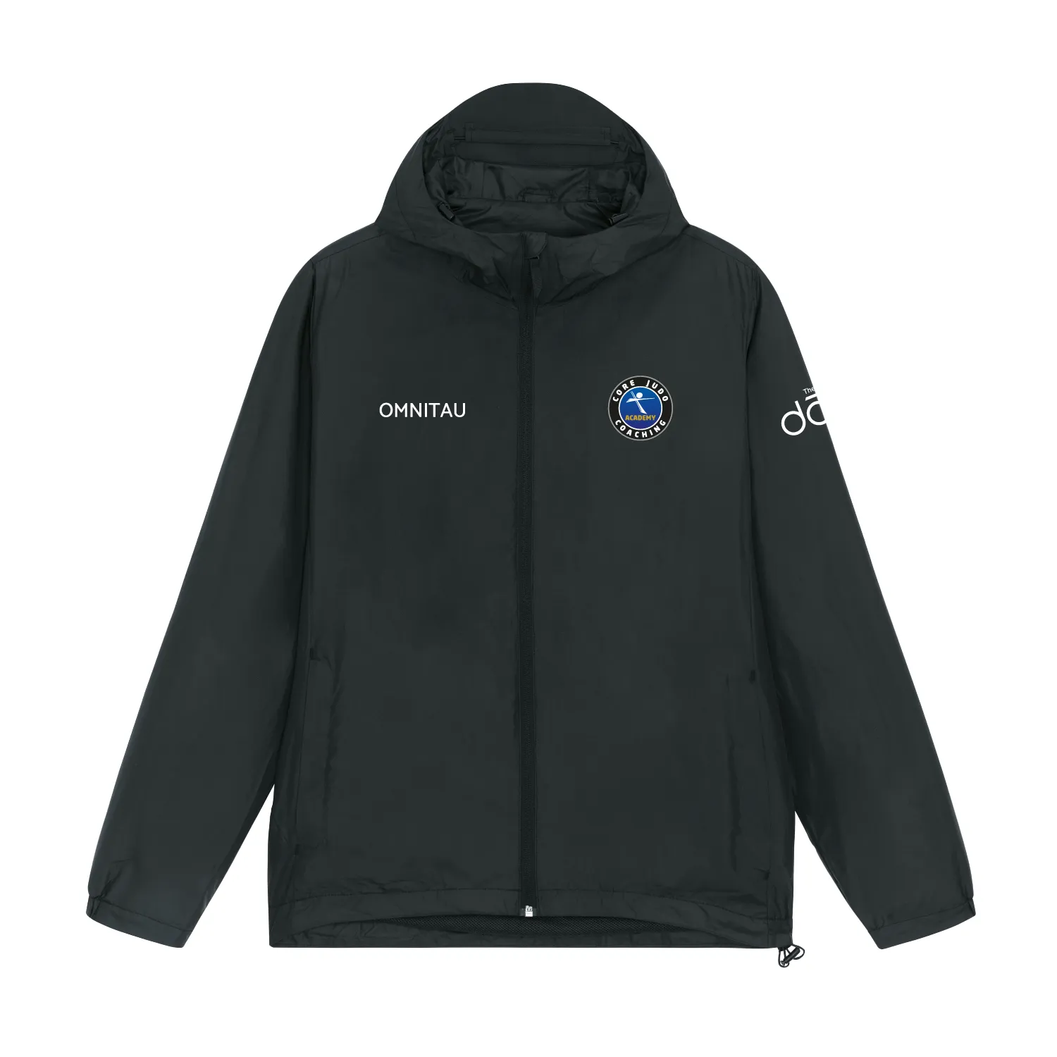 Core Judo Academy Team Sports Spray Jacket - Black