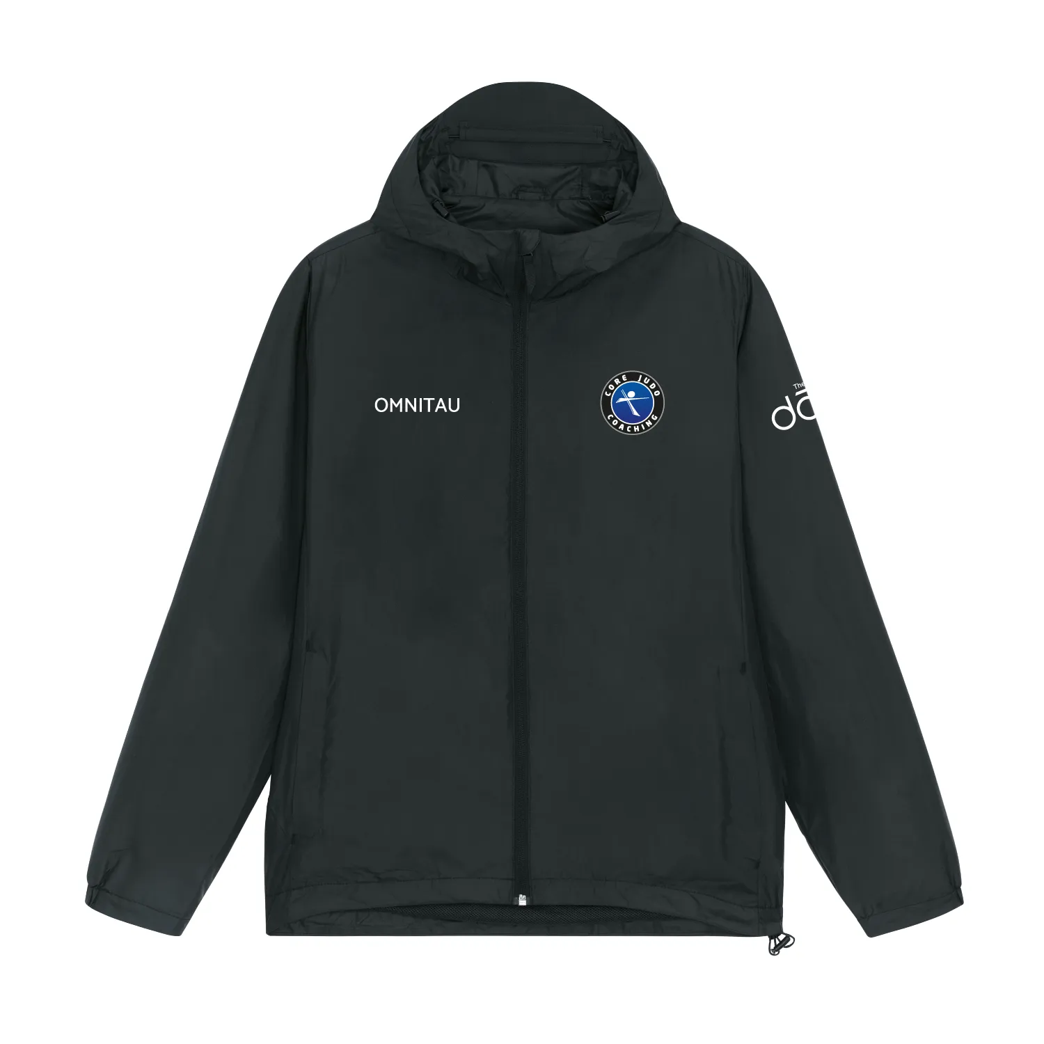 Core Judo Team Sports Spray Jacket - Black