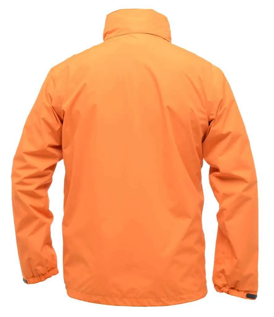 Regatta Ardmore Waterproof Shell Jacket | Sun Orange/Seal Grey