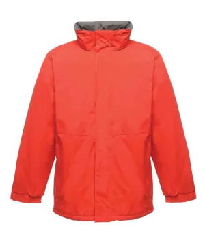 Regatta Beauford Waterproof Insulated Jacket | Classic Red/Seal Grey