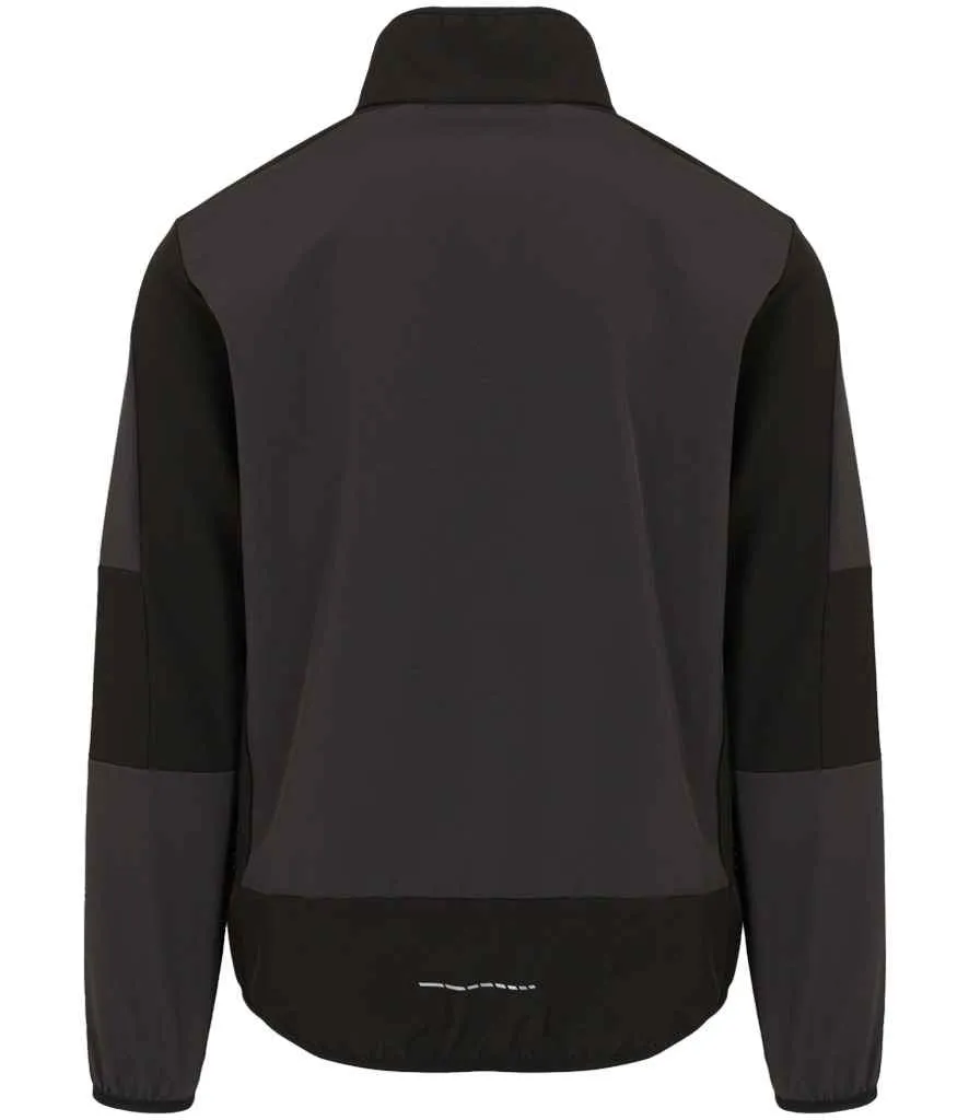 Regatta E-Volve Unisex Two Layer Soft Shell Jacket | Ash/Black