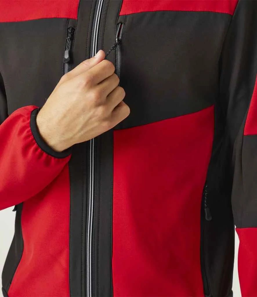 Regatta E-Volve Unisex Two Layer Soft Shell Jacket | Classic Red/Black
