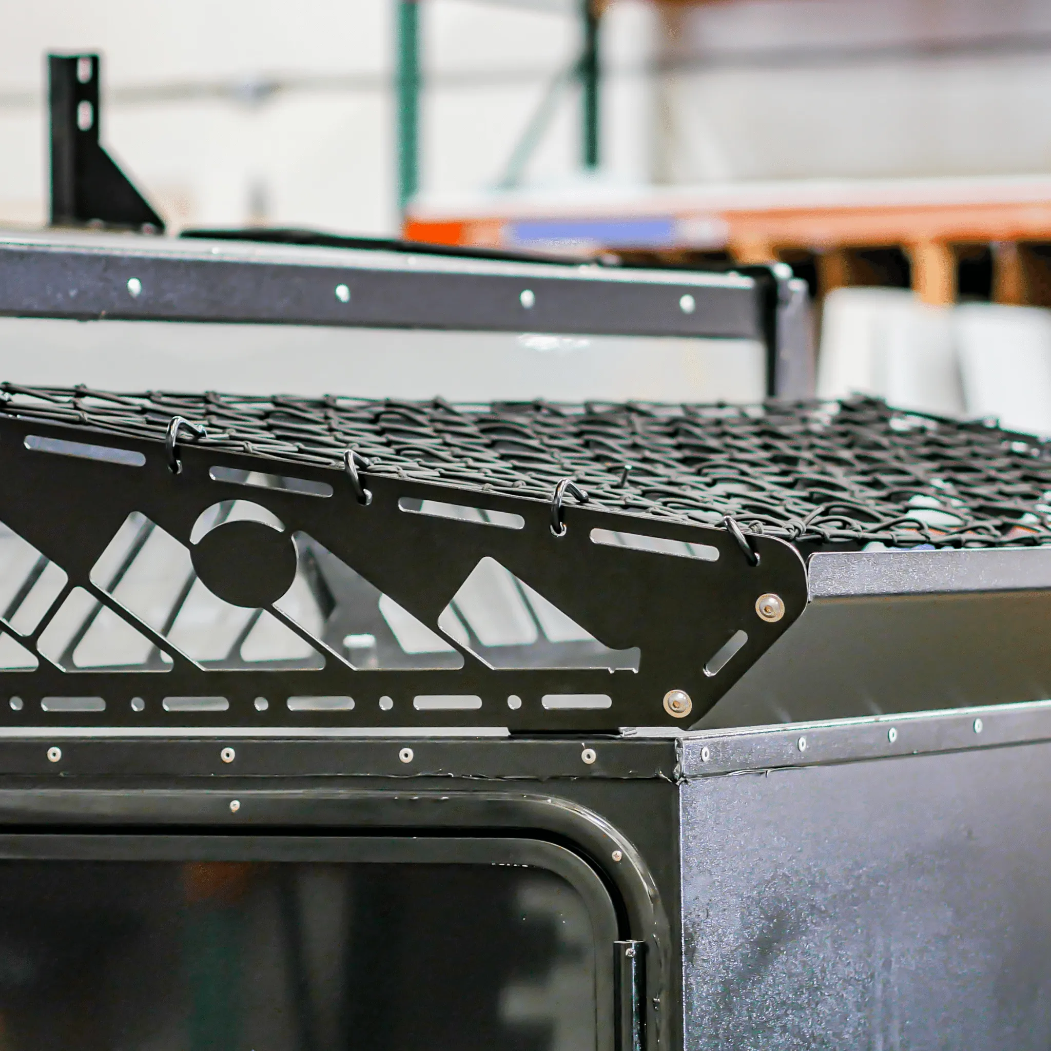 Toolbox Luggage Rack and Net