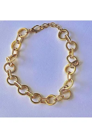 Water Resistant Necklace Circle Chain Necklace
