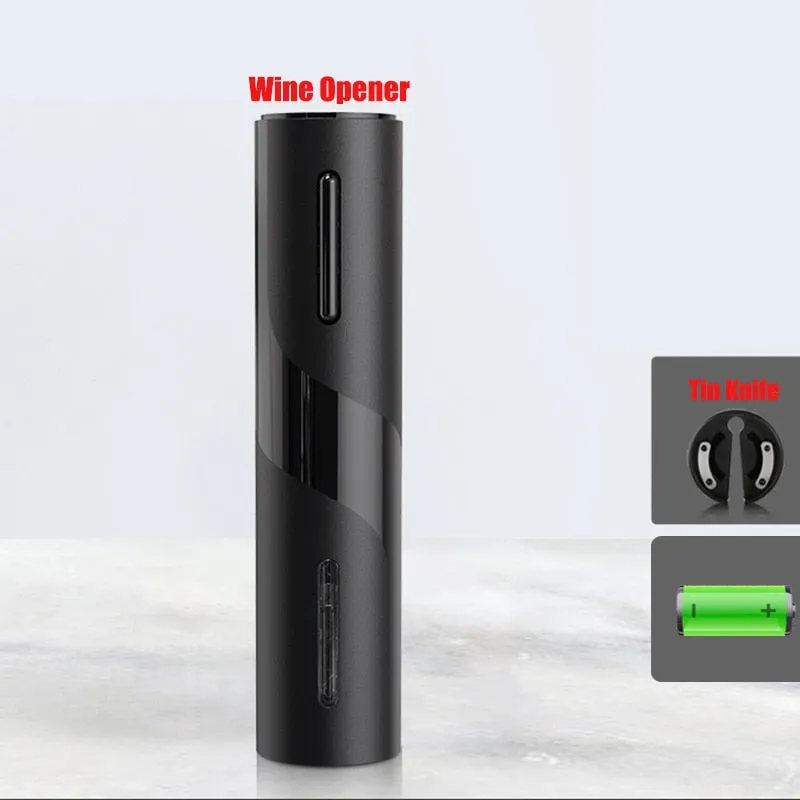 Wine Opener with Automatic Corkscrew and Cap Opener